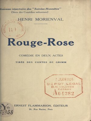 cover image of Rouge-Rose